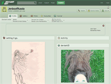 Tablet Screenshot of jenboofrussia.deviantart.com
