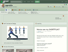 Tablet Screenshot of legend20x.deviantart.com