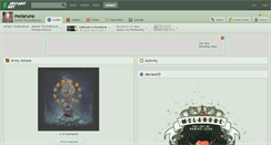 Desktop Screenshot of melarune.deviantart.com