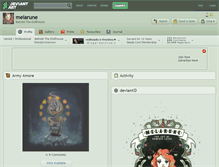 Tablet Screenshot of melarune.deviantart.com