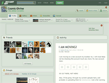 Tablet Screenshot of cosmic-divine.deviantart.com