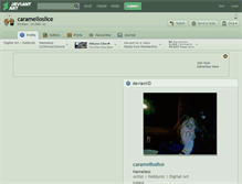 Tablet Screenshot of caramelloslice.deviantart.com