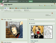 Tablet Screenshot of katgi-jaganshi.deviantart.com