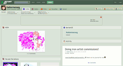 Desktop Screenshot of kattermerang.deviantart.com