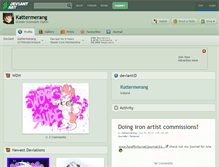 Tablet Screenshot of kattermerang.deviantart.com