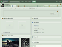 Tablet Screenshot of mareblu.deviantart.com