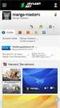 Mobile Screenshot of manga-masters.deviantart.com