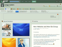 Tablet Screenshot of manga-masters.deviantart.com