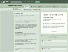Tablet Screenshot of dragon-hatchlings.deviantart.com