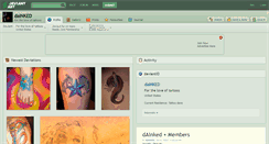 Desktop Screenshot of dainked.deviantart.com