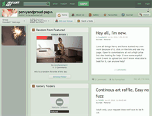 Tablet Screenshot of pervyandproud-pap.deviantart.com