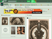 Tablet Screenshot of alentrix.deviantart.com