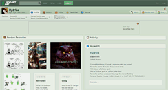 Desktop Screenshot of hydrina.deviantart.com