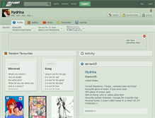 Tablet Screenshot of hydrina.deviantart.com