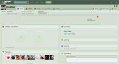 Desktop Screenshot of dxbchild.deviantart.com