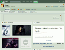 Tablet Screenshot of jcros.deviantart.com