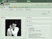 Tablet Screenshot of chrisakakay.deviantart.com
