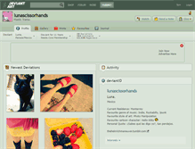 Tablet Screenshot of lunascissorhands.deviantart.com