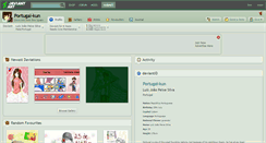 Desktop Screenshot of portugal-kun.deviantart.com