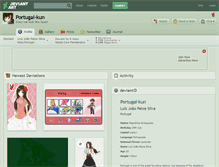 Tablet Screenshot of portugal-kun.deviantart.com