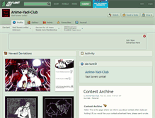 Tablet Screenshot of anime-yaoi-club.deviantart.com