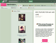 Tablet Screenshot of digitaldelights.deviantart.com