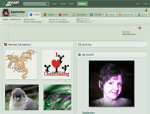 Tablet Screenshot of kashmier.deviantart.com