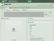 Tablet Screenshot of fotograf-aktu.deviantart.com