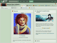 Tablet Screenshot of naruto-fans-united.deviantart.com