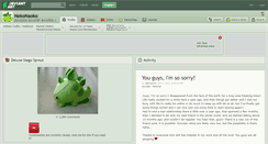 Desktop Screenshot of nekonaoko.deviantart.com