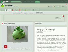 Tablet Screenshot of nekonaoko.deviantart.com