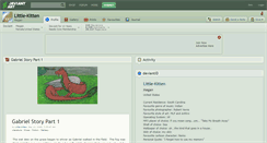 Desktop Screenshot of little-kitten.deviantart.com