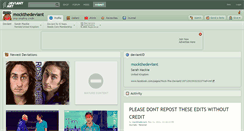 Desktop Screenshot of mockthedeviant.deviantart.com