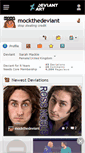 Mobile Screenshot of mockthedeviant.deviantart.com