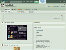 Tablet Screenshot of doctorpixel.deviantart.com