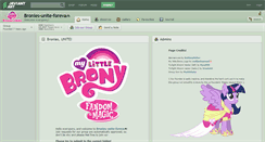 Desktop Screenshot of bronies-unite-foreva.deviantart.com