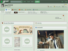 Tablet Screenshot of kim777777.deviantart.com