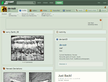 Tablet Screenshot of de-noir.deviantart.com
