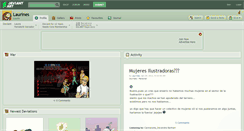 Desktop Screenshot of laurines.deviantart.com