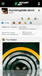 Mobile Screenshot of myworlupside-down.deviantart.com