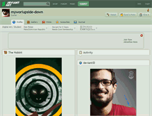 Tablet Screenshot of myworlupside-down.deviantart.com