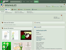 Tablet Screenshot of netherlands-aph.deviantart.com