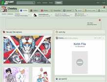 Tablet Screenshot of cheetoy.deviantart.com