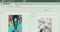 Desktop Screenshot of karrambadead.deviantart.com