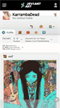 Mobile Screenshot of karrambadead.deviantart.com