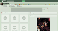 Desktop Screenshot of blazehammer.deviantart.com