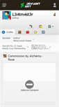 Mobile Screenshot of l34tm4st3r.deviantart.com