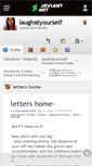 Mobile Screenshot of laughatyourself.deviantart.com