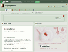 Tablet Screenshot of laughatyourself.deviantart.com