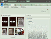 Tablet Screenshot of futheurs.deviantart.com
